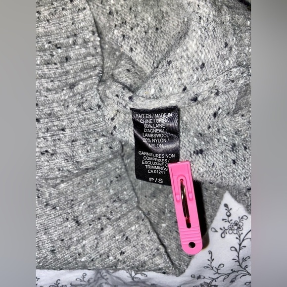 2/60$ Men’s SIMONS Le31 Lamb Wool shawl collar knit sweater Sz‎ small - Picture 4 of 7